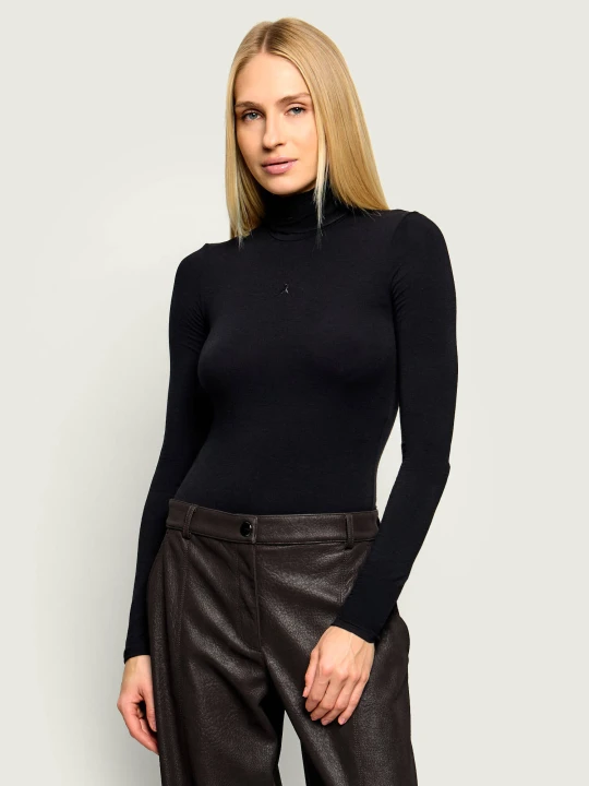 Zdjęcie produktu Patrizia Pepe Body | Slim Fit | z dodatkiem wełny czarny