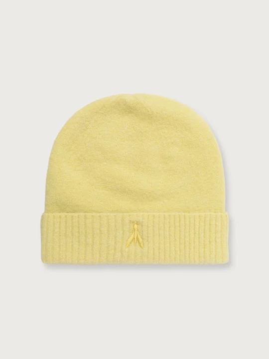 Zdjęcie produktu Patrizia Pepe czapka beanie damska z wełną żółty