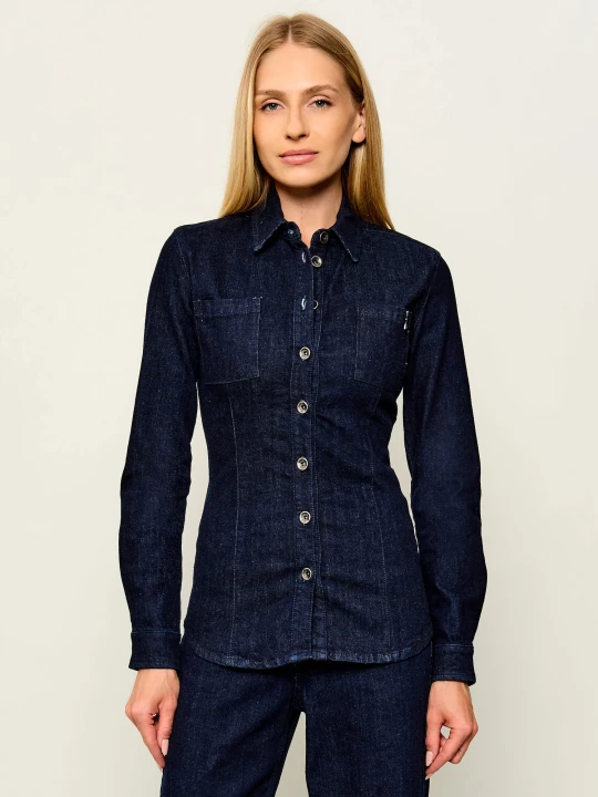 Zdjęcie produktu Patrizia Pepe Jeansowa koszula | Slim Fit granatowy