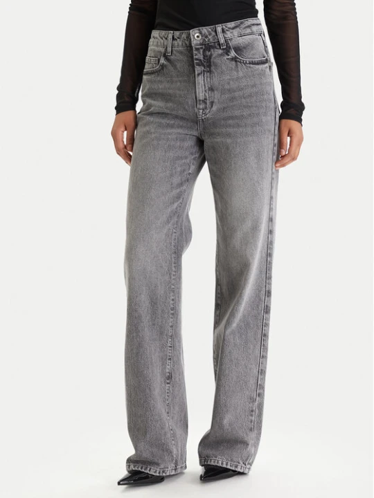 Zdjęcie produktu Patrizia Pepe Jeansy 8P0487/D1WZN-S757 Szary Regular Fit