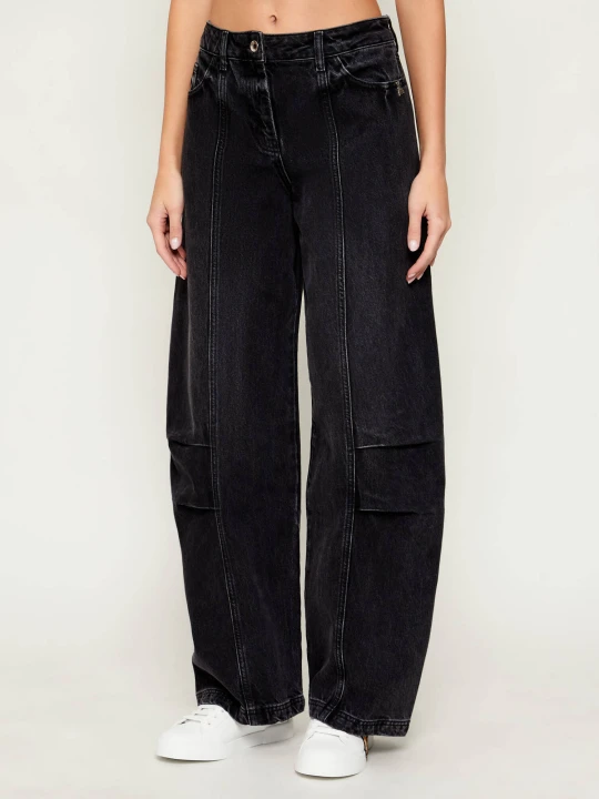 Zdjęcie produktu Patrizia Pepe Jeansy | Relaxed fit czarny