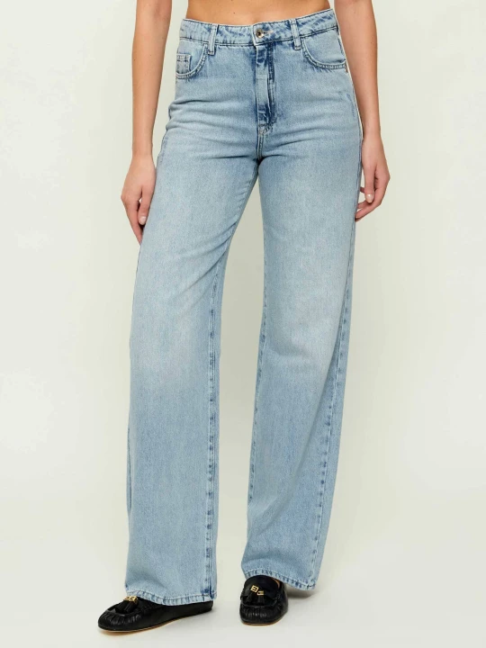Zdjęcie produktu Patrizia Pepe Jeansy | Relaxed fit błękitny
