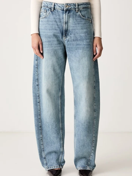 Zdjęcie produktu Patrizia Pepe jeansy relaxed fit damskie niebieski