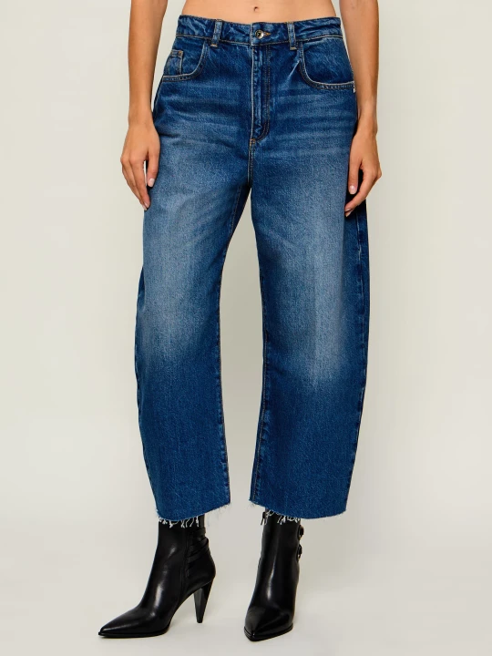 Zdjęcie produktu Patrizia Pepe Jeansy | Relaxed fit granatowy