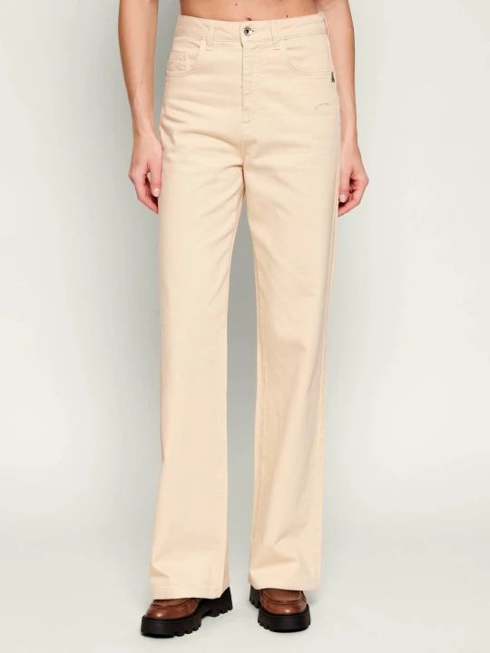 Zdjęcie produktu Patrizia Pepe Jeansy | Relaxed fit | high waist beżowy