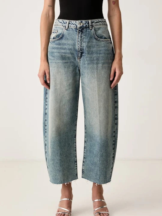 Zdjęcie produktu Patrizia Pepe jeansy straight damskie niebieski
