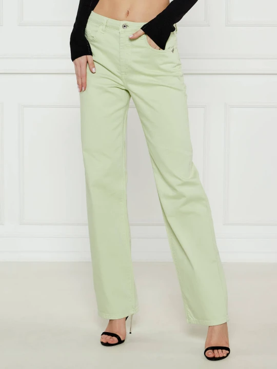 Zdjęcie produktu Patrizia Pepe Jeansy | Straight fit | high waist pistacjowy