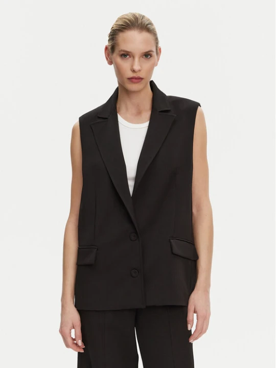 Zdjęcie produktu Patrizia Pepe Kamizelka 8S0512/A375-K103 Czarny Regular Fit