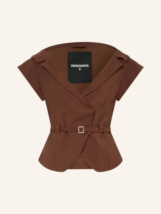 Zdjęcie produktu Patrizia Pepe Kamizelka Typu Blazer braun CIEMNOBRĄZOWY