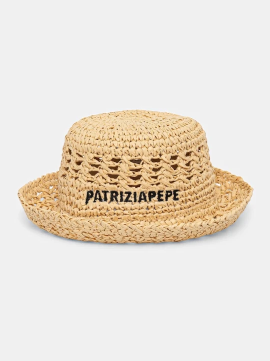 Zdjęcie produktu Patrizia Pepe kapelusz słomkowy damski beżowy