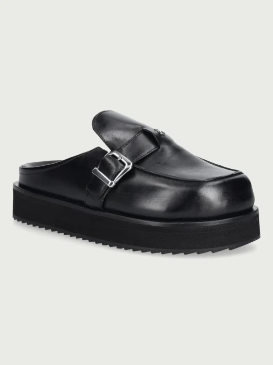 Zdjęcie produktu Patrizia Pepe klapki mules damskie skórzane czarny