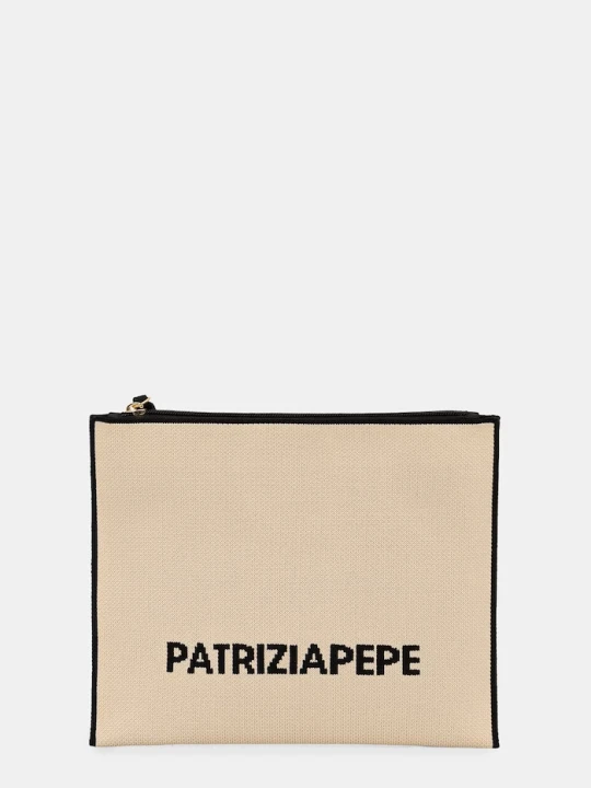 Zdjęcie produktu Patrizia Pepe kosmetyczka damska beżowy