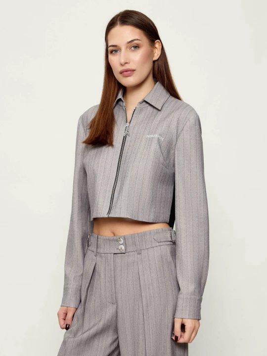 Zdjęcie produktu Patrizia Pepe Koszula | Cropped Fit szary