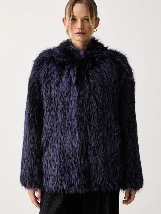Zdjęcie produktu Patrizia Pepe krótka kurtka fioletowy