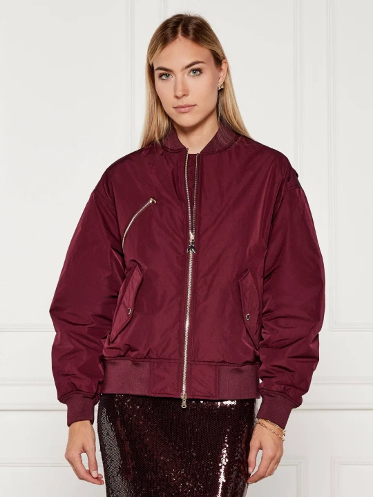 Zdjęcie produktu Patrizia Pepe Kurtka bomber | Regular Fit bordowy