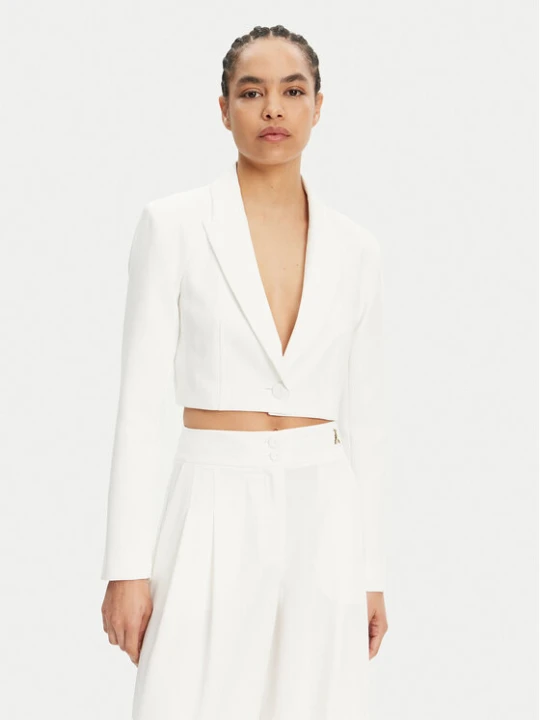 Zdjęcie produktu Patrizia Pepe Marynarka 2S1531 A411 Biały Regular Fit