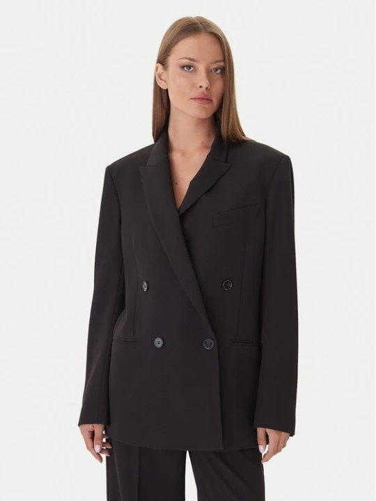 Zdjęcie produktu Patrizia Pepe Marynarka 2S1543 A498 Czarny Regular Fit