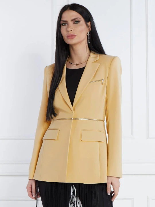 Zdjęcie produktu Patrizia Pepe Marynarka | Regular Fit musztardowy