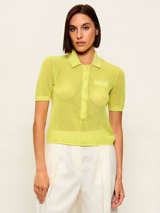 Zdjęcie produktu Patrizia Pepe Polo | Regular Fit limonkowy