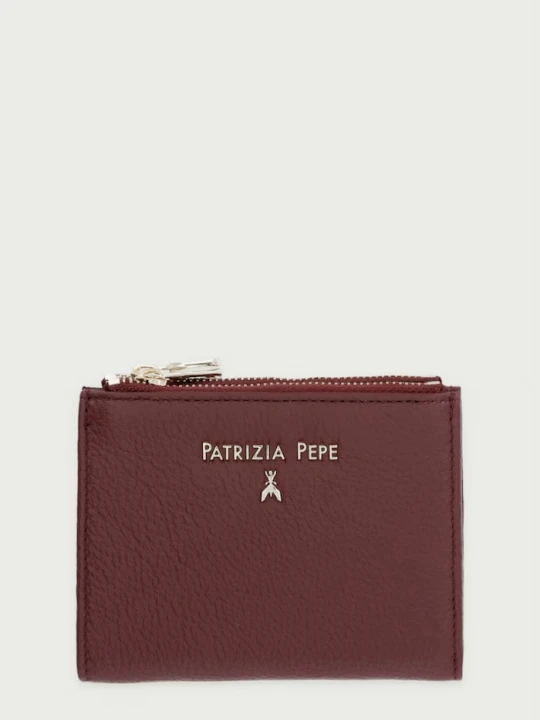 Zdjęcie produktu Patrizia Pepe portfel damski skórzany brązowy