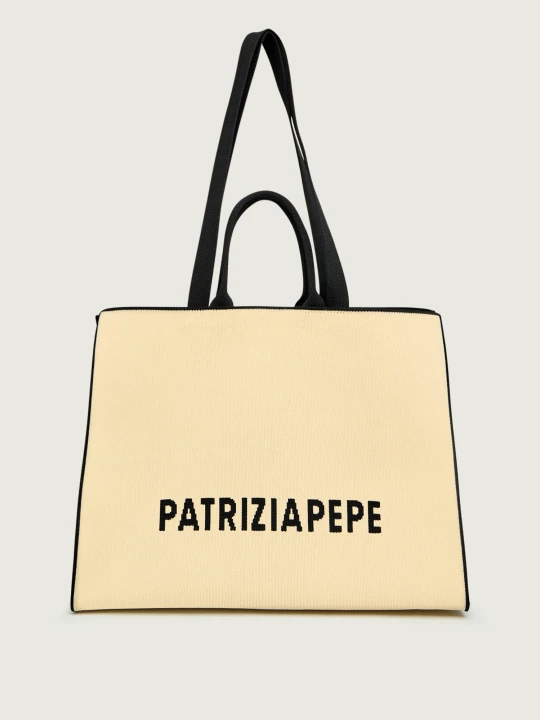 Zdjęcie produktu Patrizia Pepe Shopperka beżowy