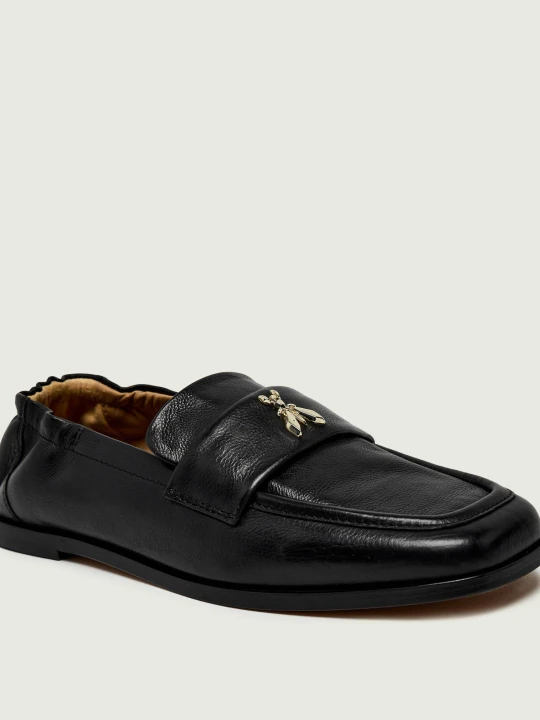 Zdjęcie produktu Patrizia Pepe Skórzane loafersy czarny