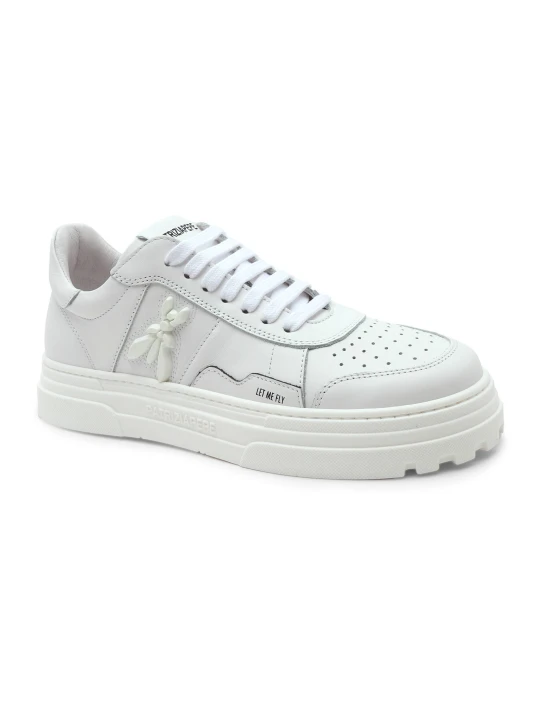 Zdjęcie produktu Patrizia Pepe Skórzane sneakersy biały