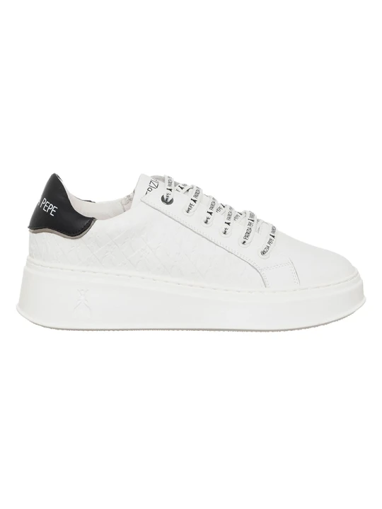 Zdjęcie produktu Patrizia Pepe Skórzane sneakersy w kolorze białym rozmiar: 41