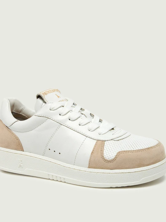 Zdjęcie produktu Patrizia Pepe Skórzane sneakersy | zamsz biały