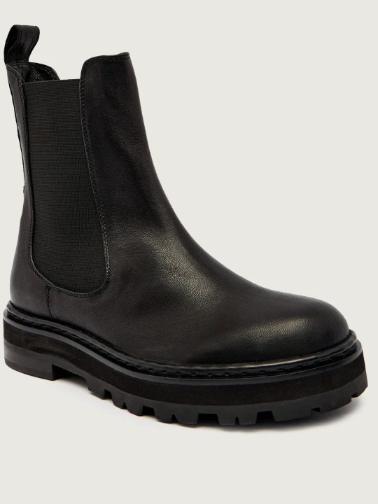 Zdjęcie produktu Patrizia Pepe Skórzane sztyblety czarny
