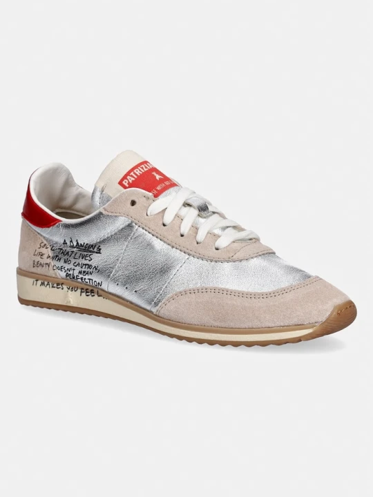 Zdjęcie produktu Patrizia Pepe sneakersy skórzane srebrny