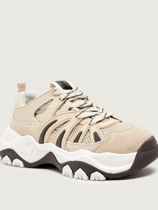 Zdjęcie produktu Patrizia Pepe Sneakersy | z dodatkiem skóry beżowy