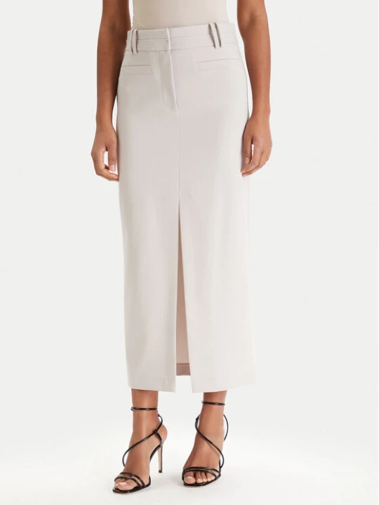Zdjęcie produktu Patrizia Pepe Spódnica midi 8G0515/A498-S748 Szary Regular Fit