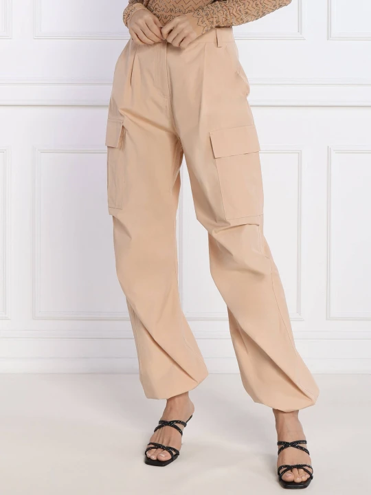 Zdjęcie produktu Patrizia Pepe Spodnie cargo | Loose fit beżowy