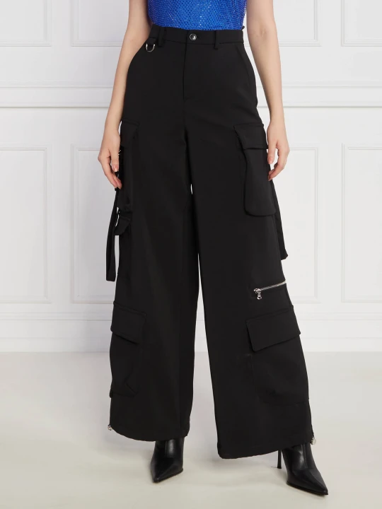 Zdjęcie produktu Patrizia Pepe Spodnie cargo | Loose fit czarny