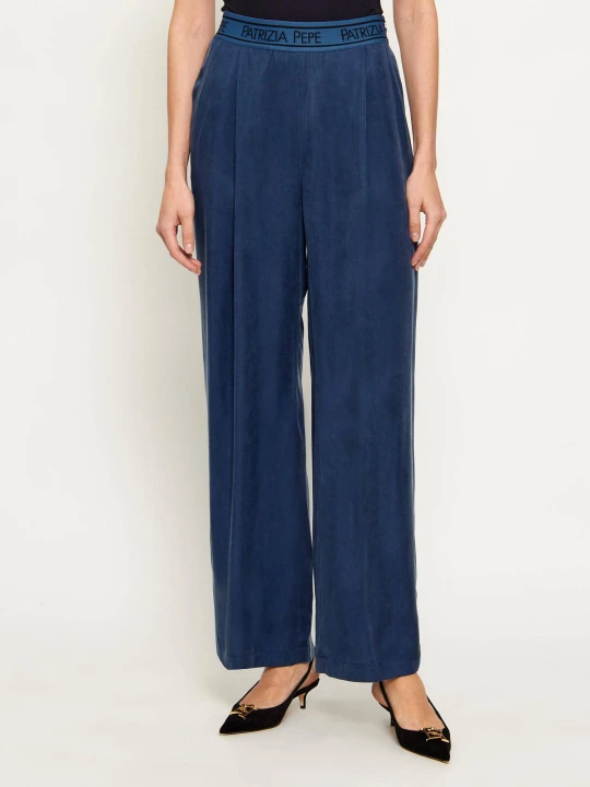 Zdjęcie produktu Patrizia Pepe Spodnie | flare fit granatowy
