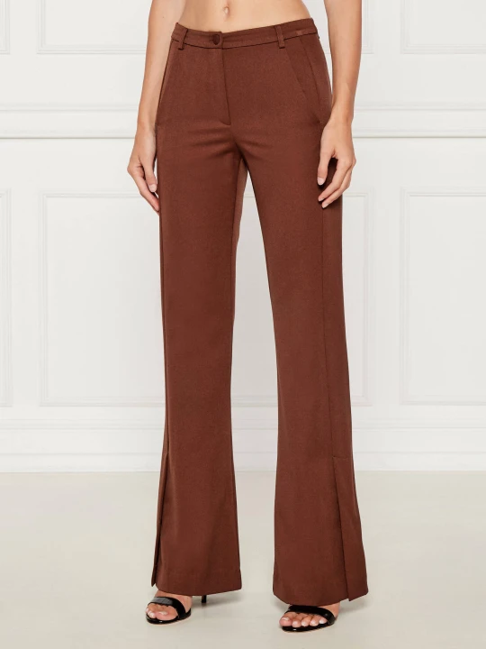 Zdjęcie produktu Patrizia Pepe Spodnie | flare fit brązowy