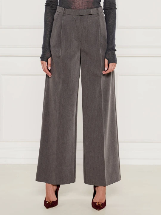 Zdjęcie produktu Patrizia Pepe Spodnie | flare fit szary