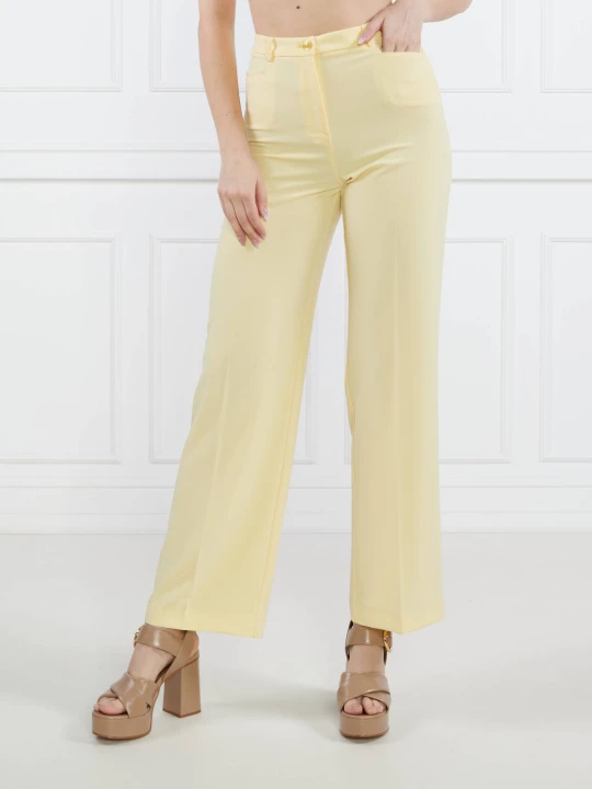 Zdjęcie produktu Patrizia Pepe Spodnie | flare fit żółty