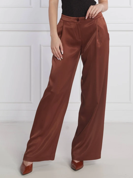 Zdjęcie produktu Patrizia Pepe Spodnie | Loose fit brązowy