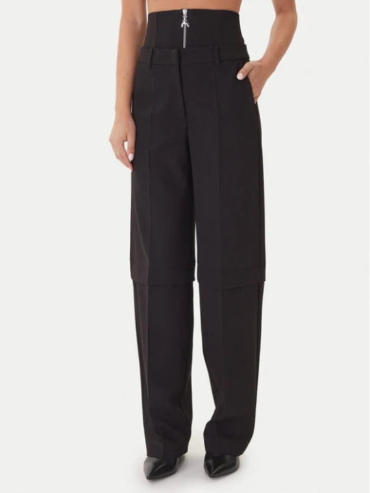Zdjęcie produktu Patrizia Pepe Spodnie materiałowe 2P1706 A498 Czarny Regular Fit
