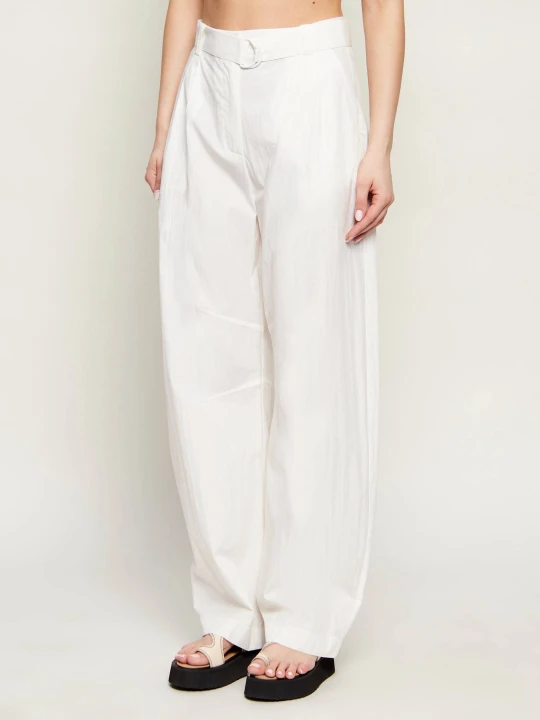 Zdjęcie produktu Patrizia Pepe Spodnie | Relaxed fit biały