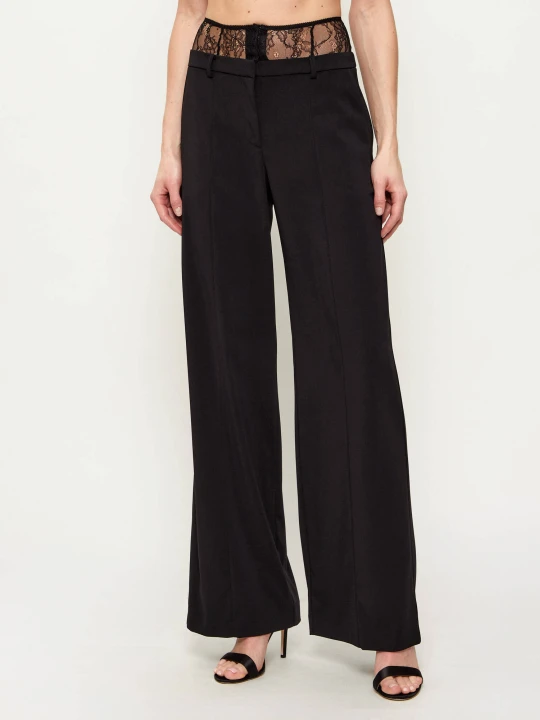 Zdjęcie produktu Patrizia Pepe Spodnie | Relaxed fit czarny
