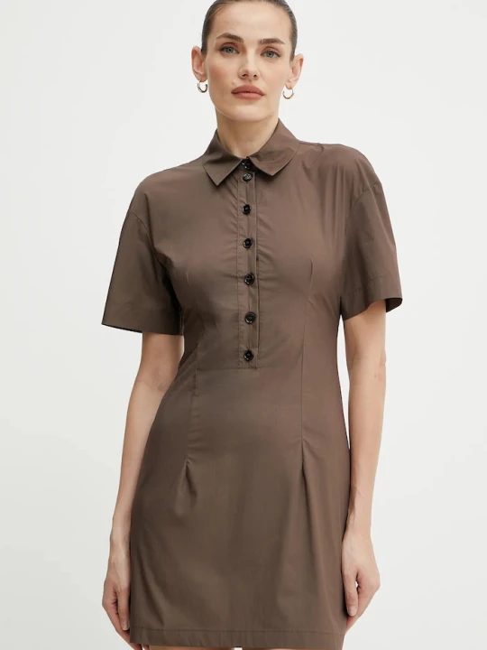 Zdjęcie produktu Patrizia Pepe sukienka brązowy