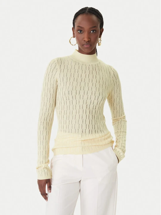 Zdjęcie produktu Patrizia Pepe Sweter 8K0368/K307-W409 Beżowy Regular Fit