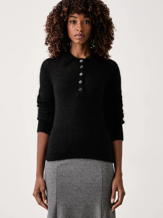 Zdjęcie produktu Patrizia Pepe sweter damski z wełną czarny