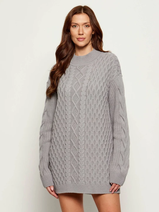 Zdjęcie produktu Patrizia Pepe Sweter | Oversize fit | z dodatkiem wełny szary