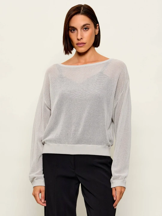 Zdjęcie produktu Patrizia Pepe Sweter | Relaxed fit szary