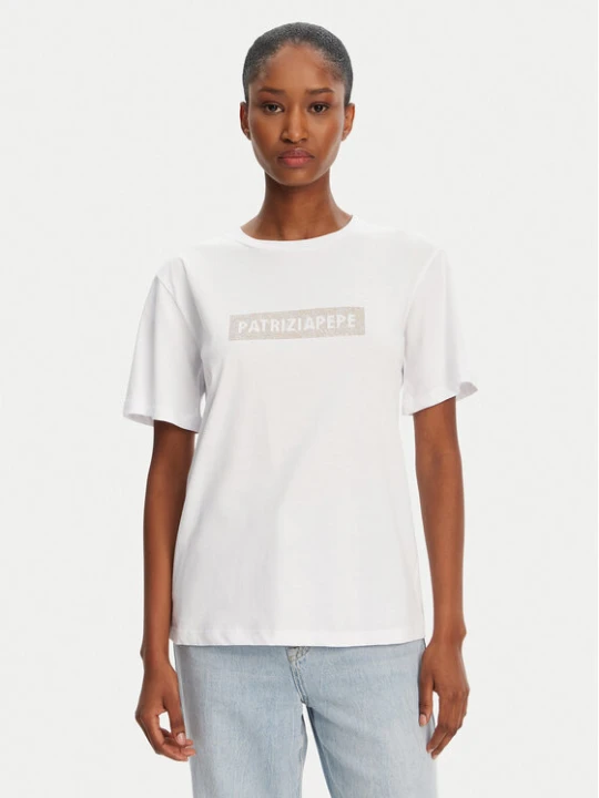 Zdjęcie produktu Patrizia Pepe T-Shirt 2M4422/J274-W146 Biały Regular Fit