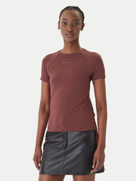 Zdjęcie produktu Patrizia Pepe T-Shirt 2M4549 / J416-B887 Brązowy Reglan Fit